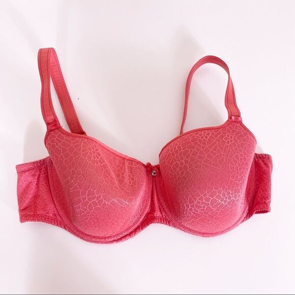 Chantelle Orange Patterned Bra - Picture 1 of 8